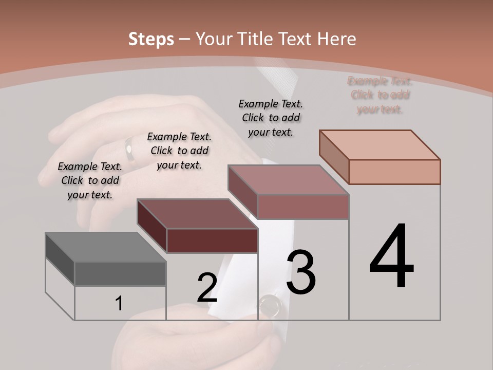 Wedding Dress Gentleman PowerPoint Template