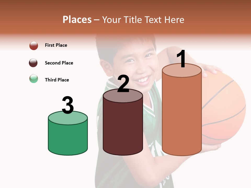 Healthy Ball Player PowerPoint Template