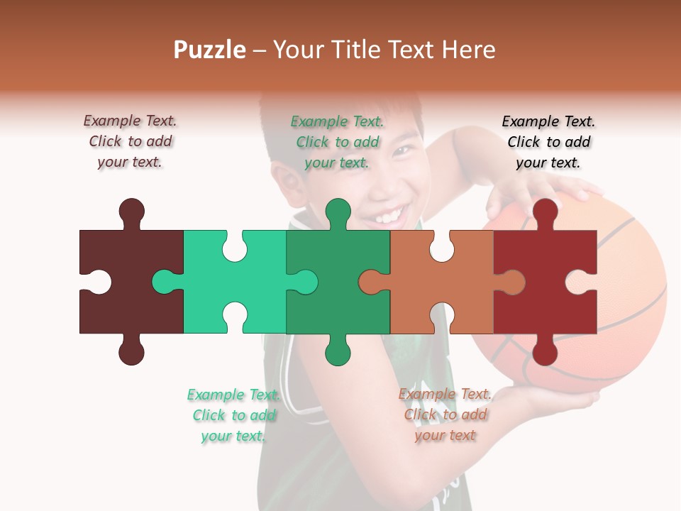 Healthy Ball Player PowerPoint Template