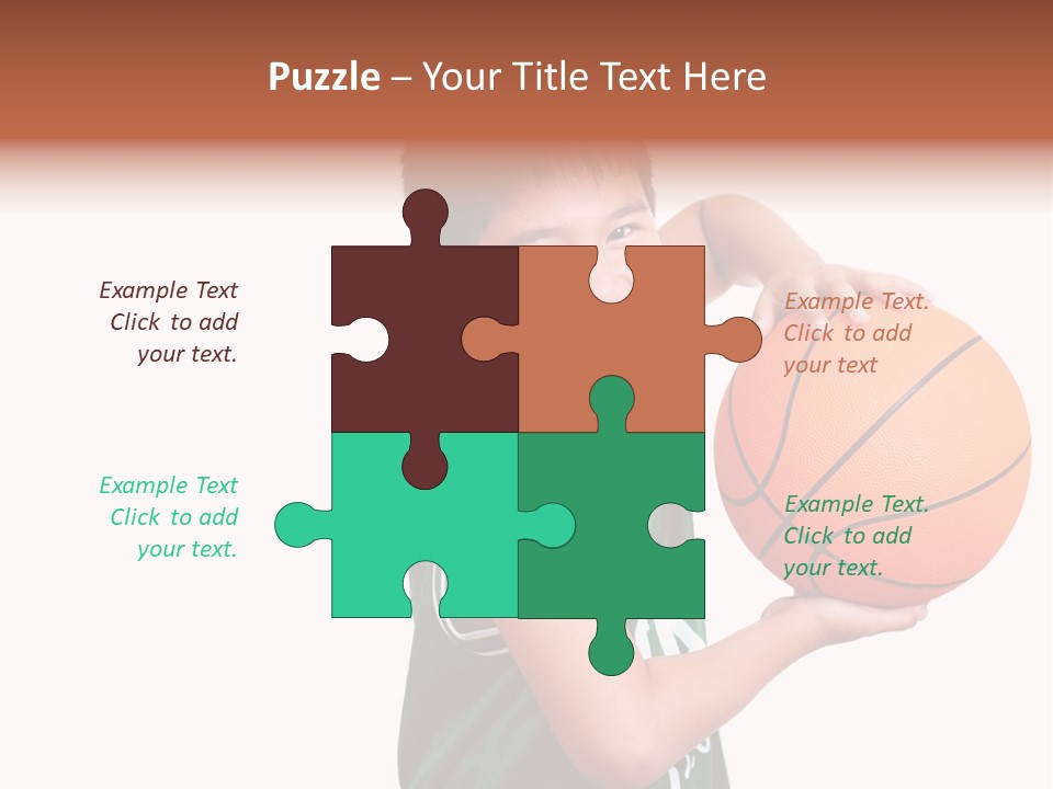 Healthy Ball Player PowerPoint Template