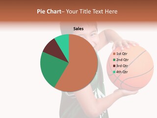 Healthy Ball Player PowerPoint Template