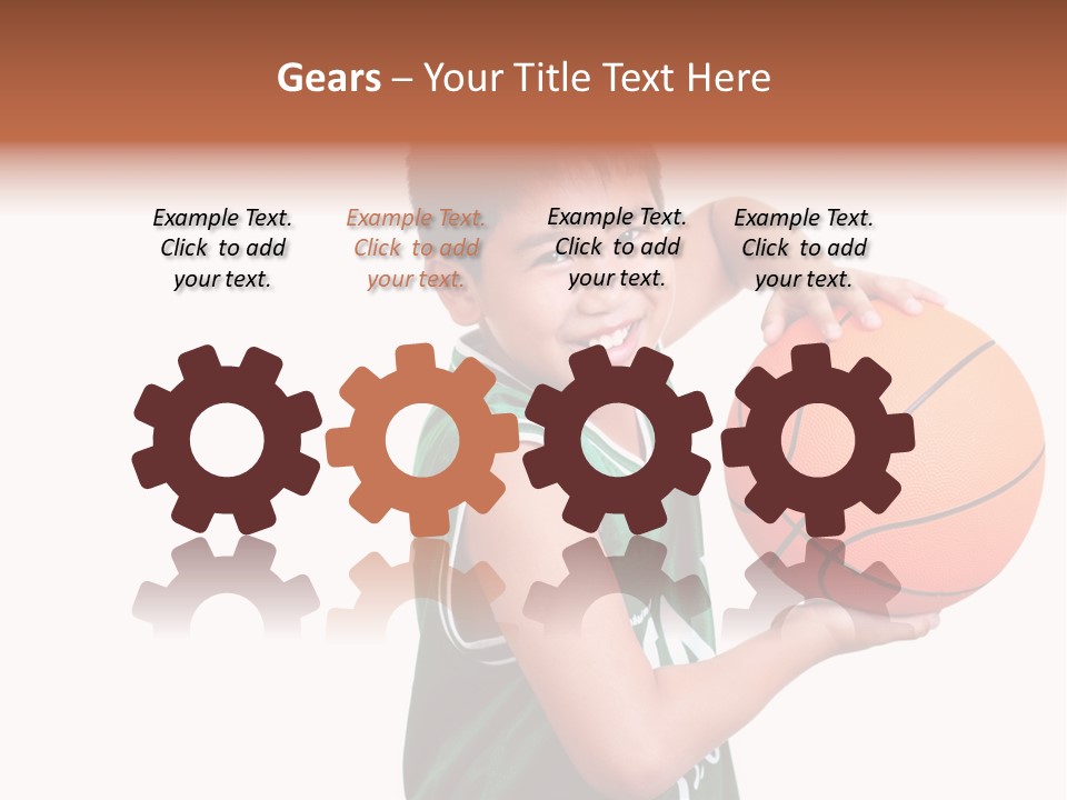 Healthy Ball Player PowerPoint Template