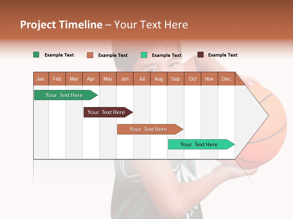 Healthy Ball Player PowerPoint Template