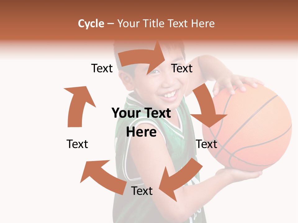 Healthy Ball Player PowerPoint Template