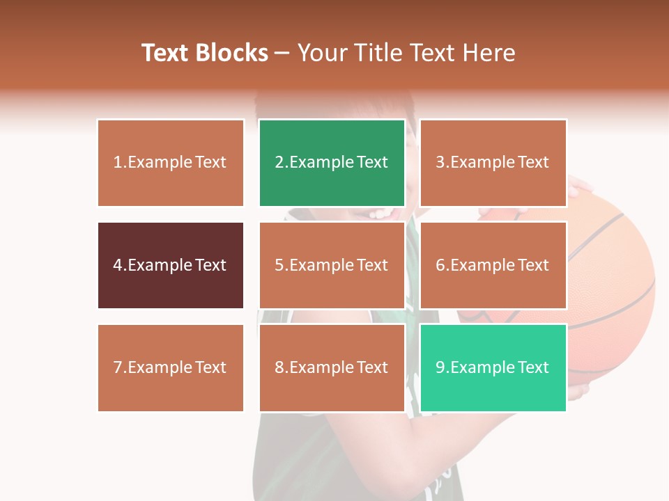 Healthy Ball Player PowerPoint Template