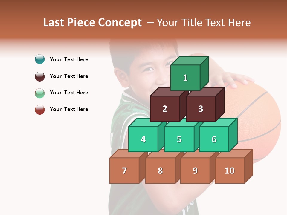 Healthy Ball Player PowerPoint Template