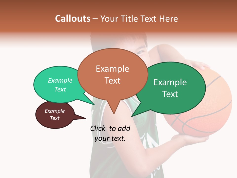 Healthy Ball Player PowerPoint Template