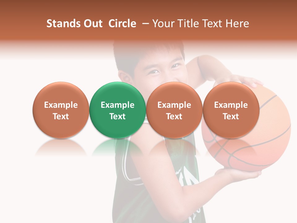 Healthy Ball Player PowerPoint Template