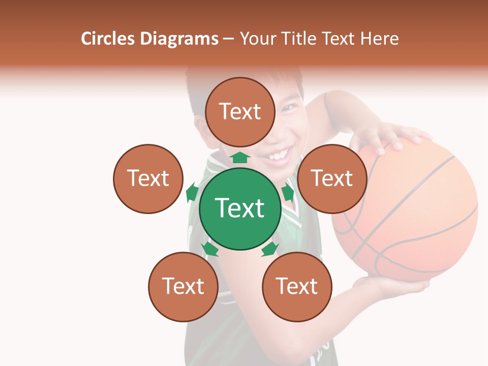 Healthy Ball Player PowerPoint Template