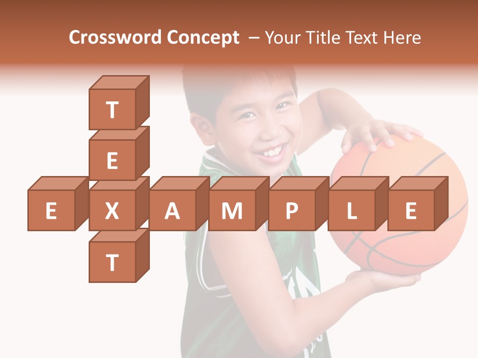 Healthy Ball Player PowerPoint Template