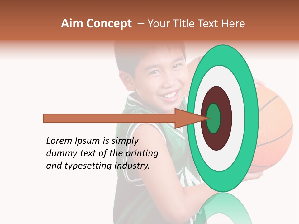 Healthy Ball Player PowerPoint Template