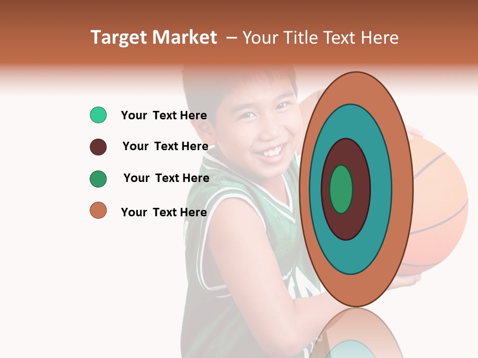 Healthy Ball Player PowerPoint Template