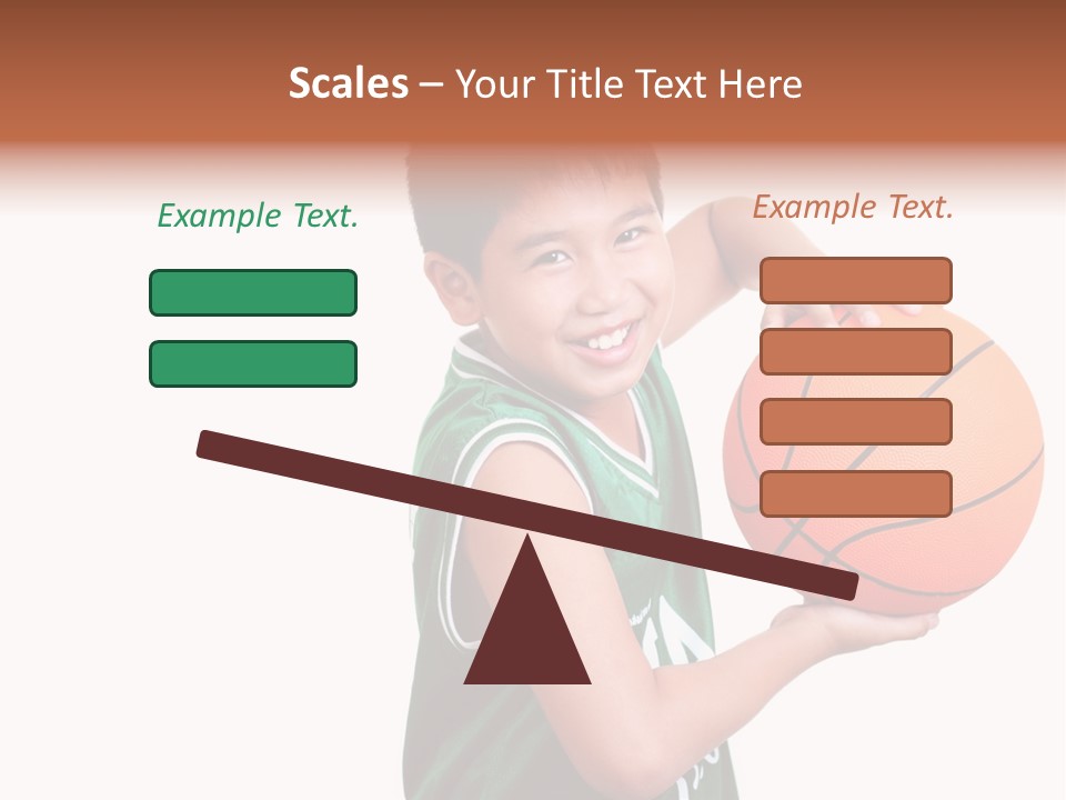 Healthy Ball Player PowerPoint Template