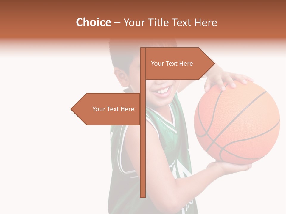 Healthy Ball Player PowerPoint Template