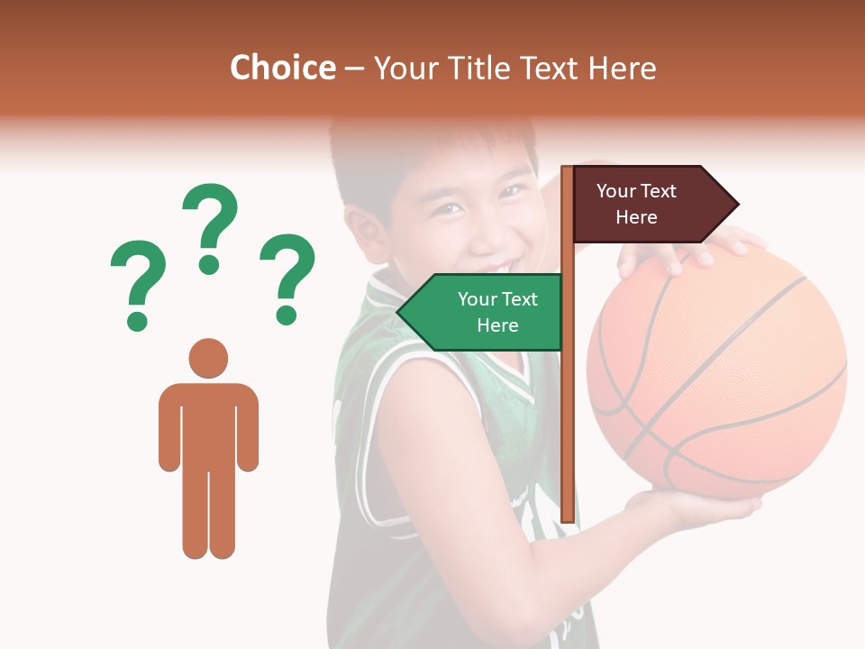 Healthy Ball Player PowerPoint Template