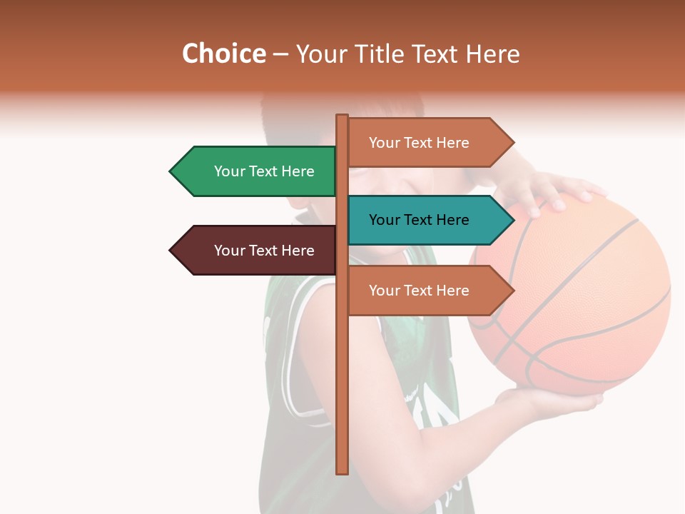 Healthy Ball Player PowerPoint Template