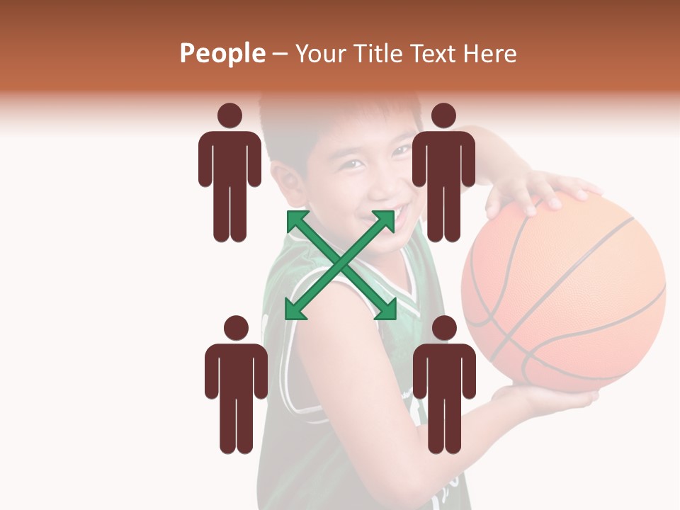 Healthy Ball Player PowerPoint Template