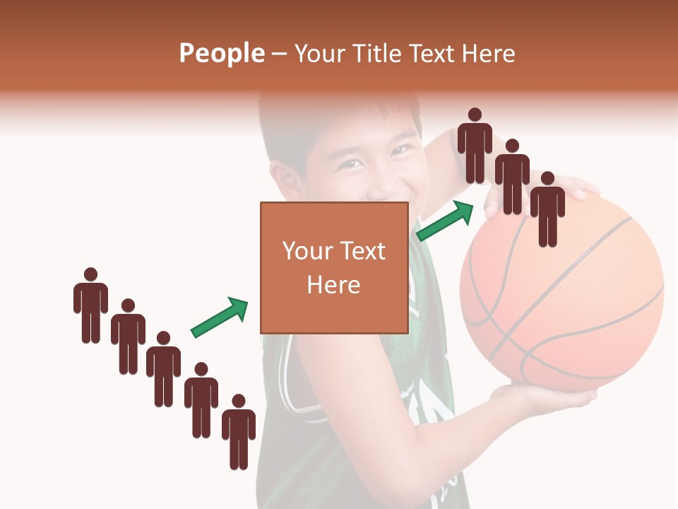 Healthy Ball Player PowerPoint Template