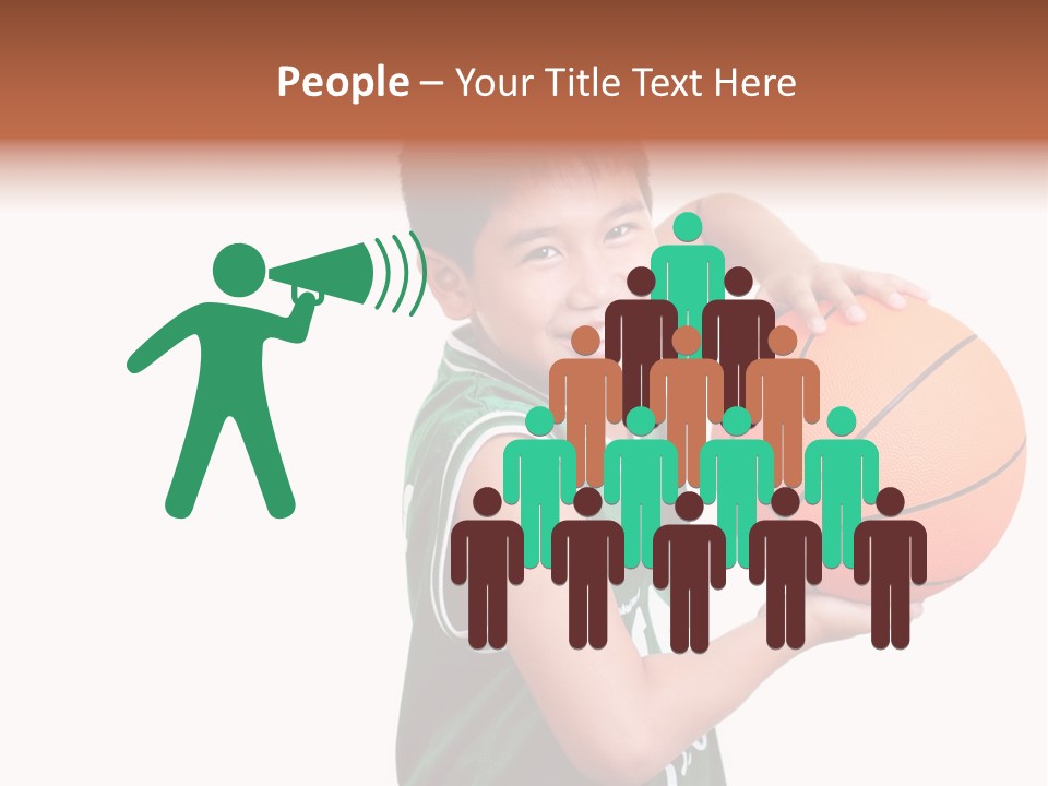 Healthy Ball Player PowerPoint Template