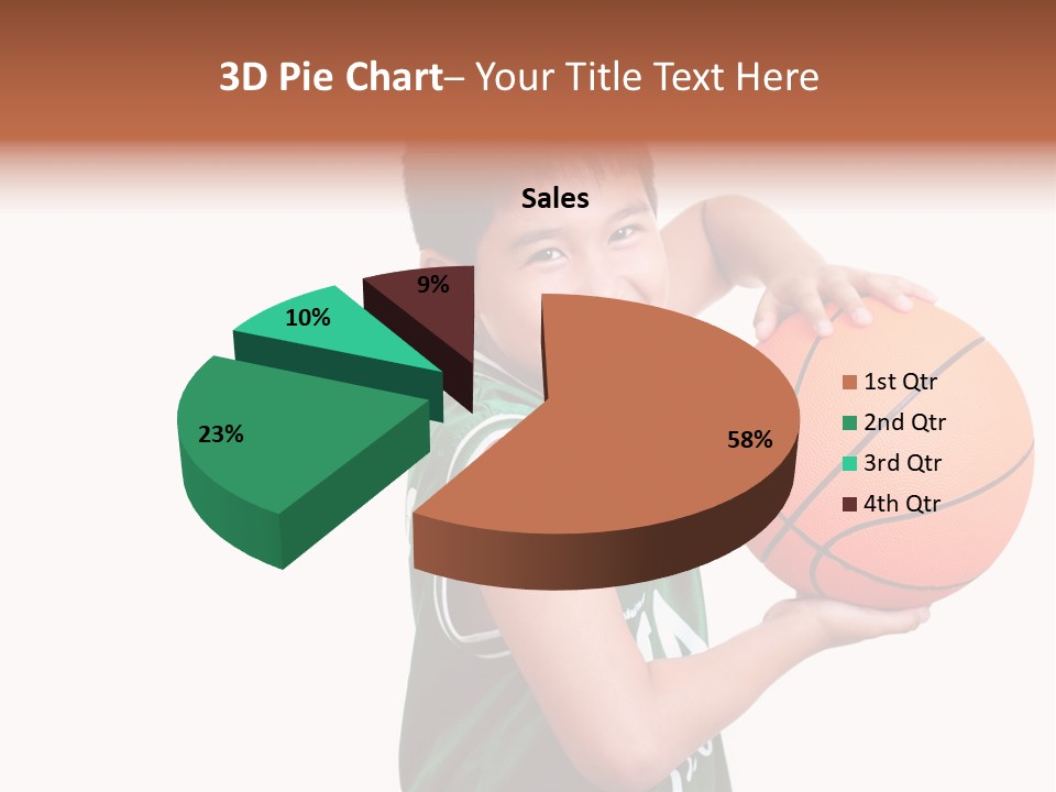 Healthy Ball Player PowerPoint Template