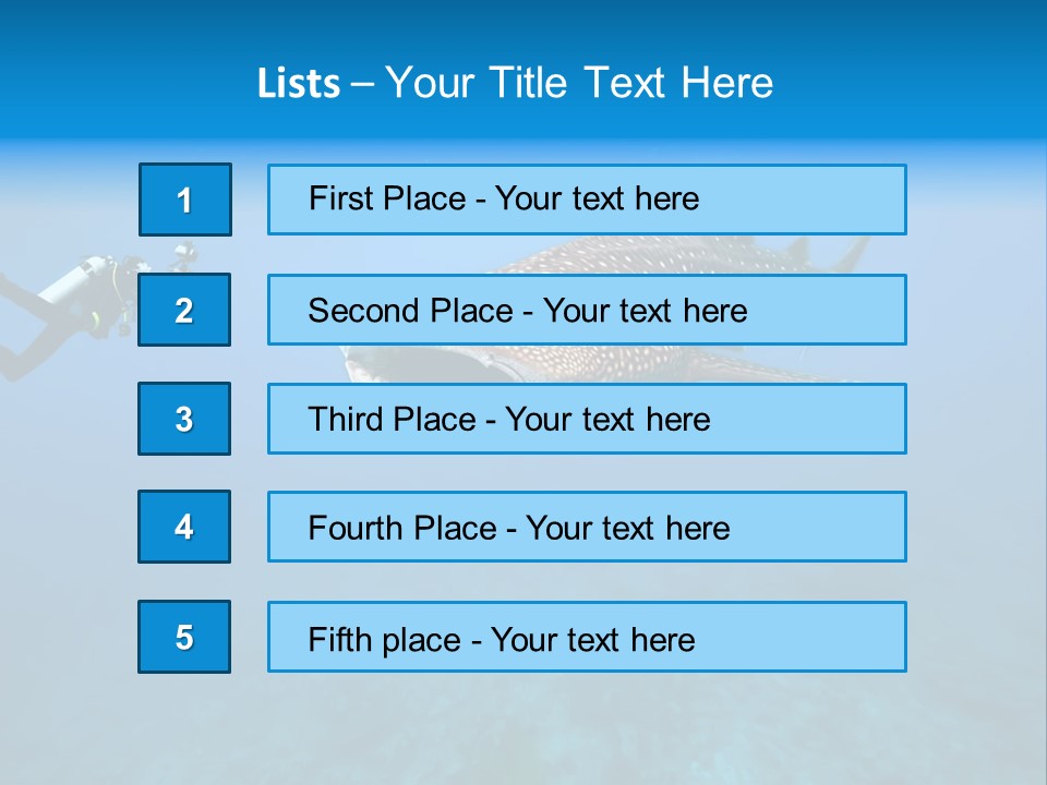 Fish Sea Diving PowerPoint Template
