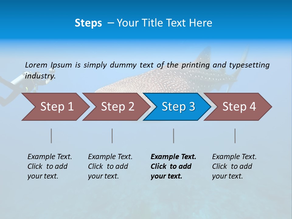 Fish Sea Diving PowerPoint Template
