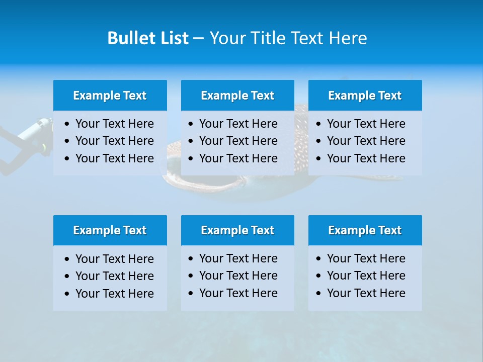 Fish Sea Diving PowerPoint Template