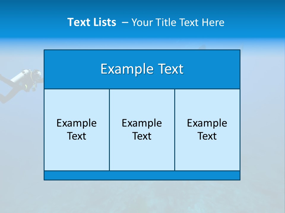 Fish Sea Diving PowerPoint Template