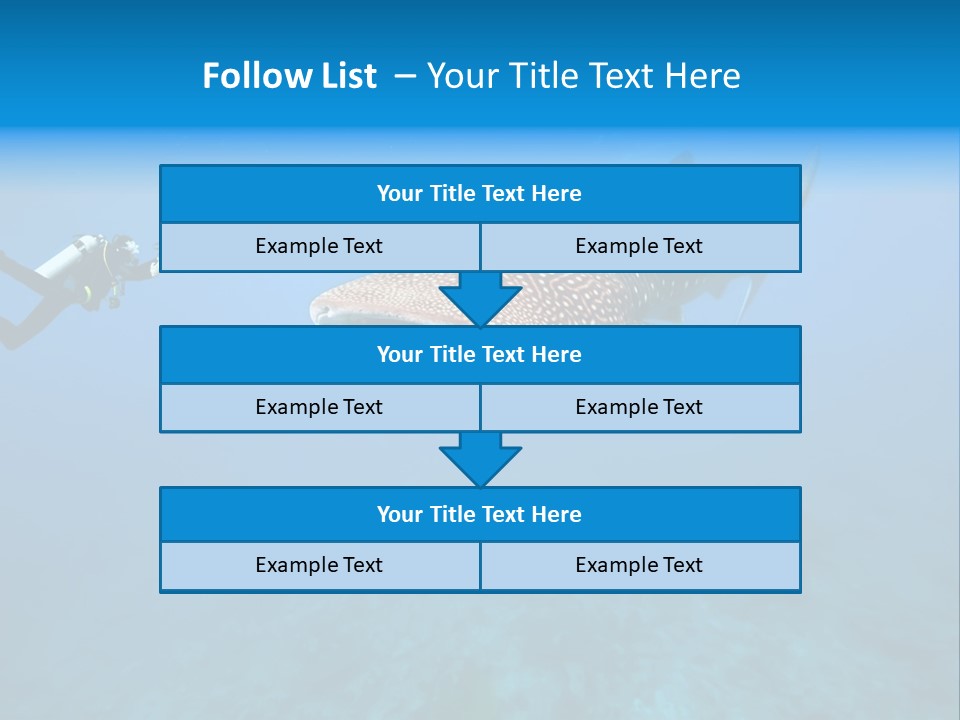 Fish Sea Diving PowerPoint Template