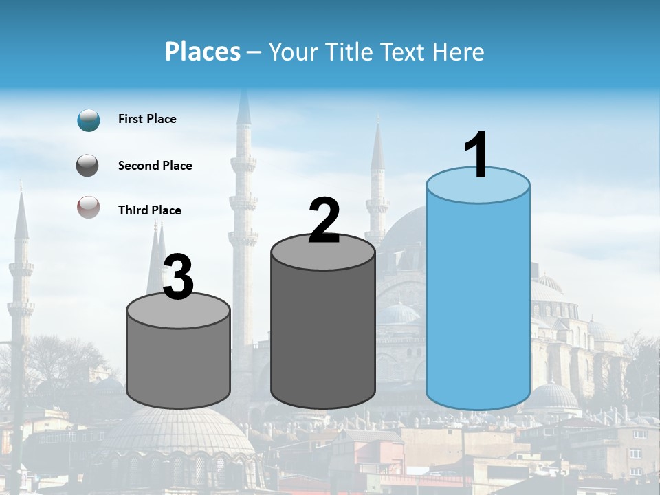 Sky Asian Mosque PowerPoint Template