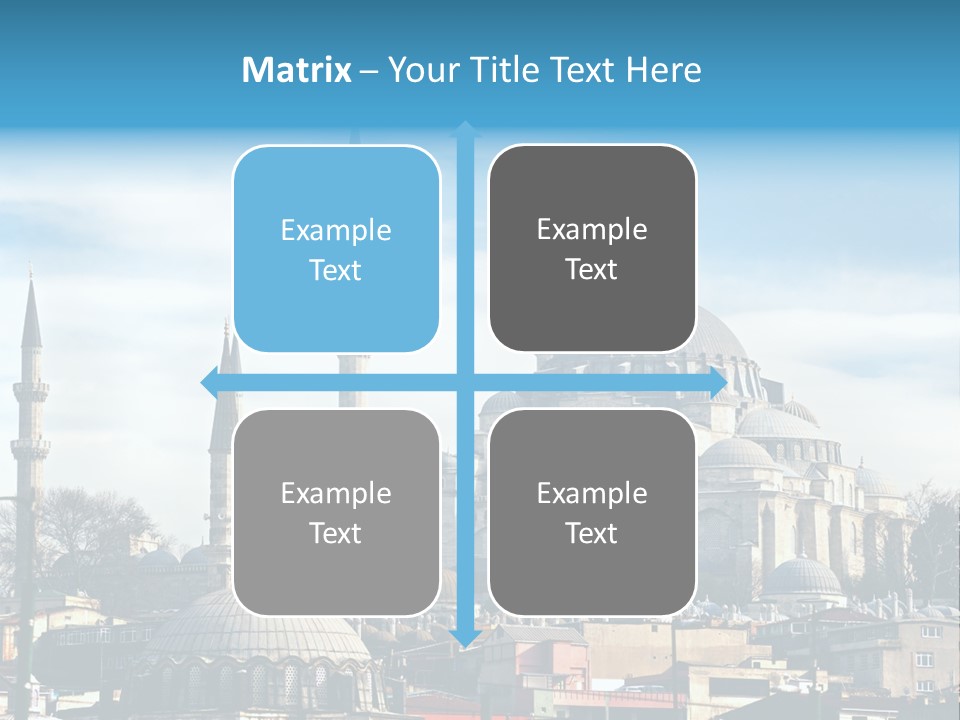 Sky Asian Mosque PowerPoint Template