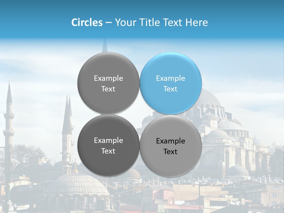 Sky Asian Mosque PowerPoint Template