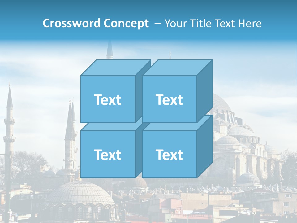 Sky Asian Mosque PowerPoint Template