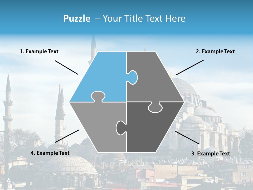 Sky Asian Mosque PowerPoint Template