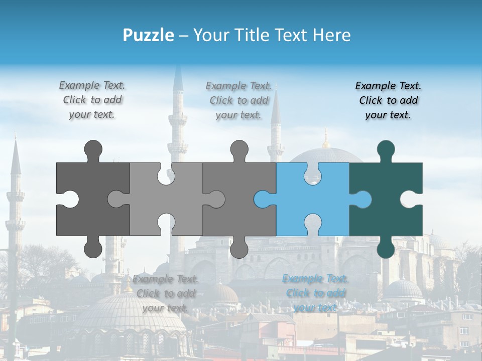 Sky Asian Mosque PowerPoint Template