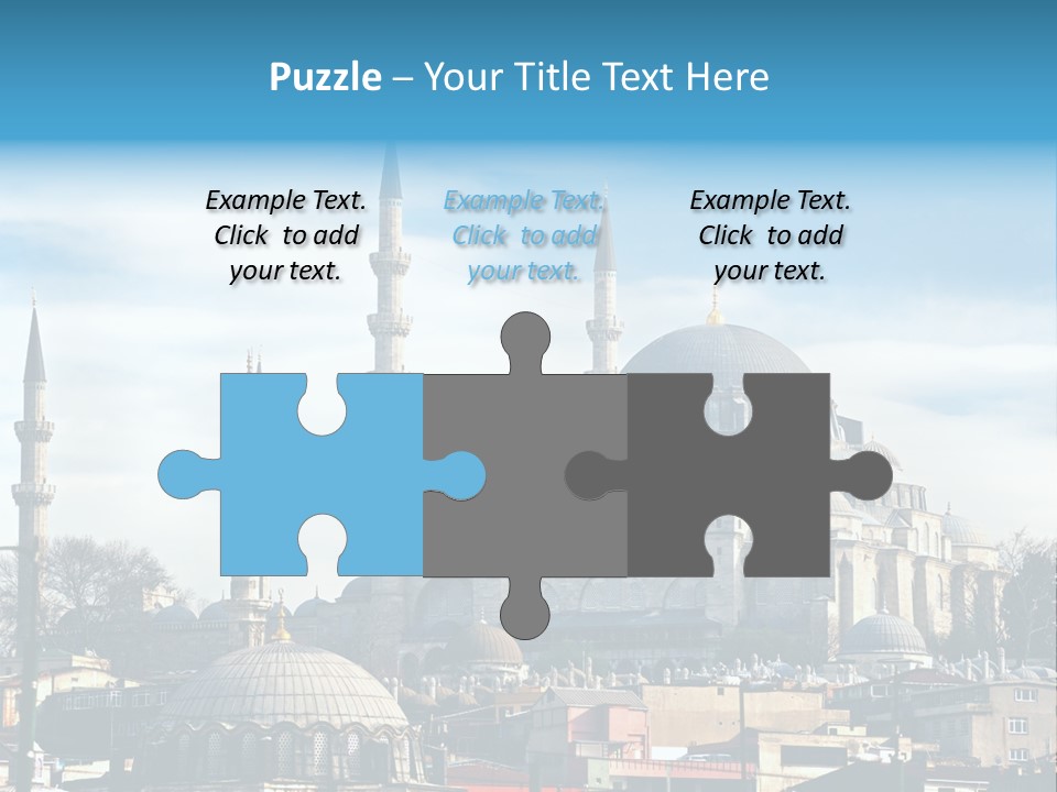 Sky Asian Mosque PowerPoint Template