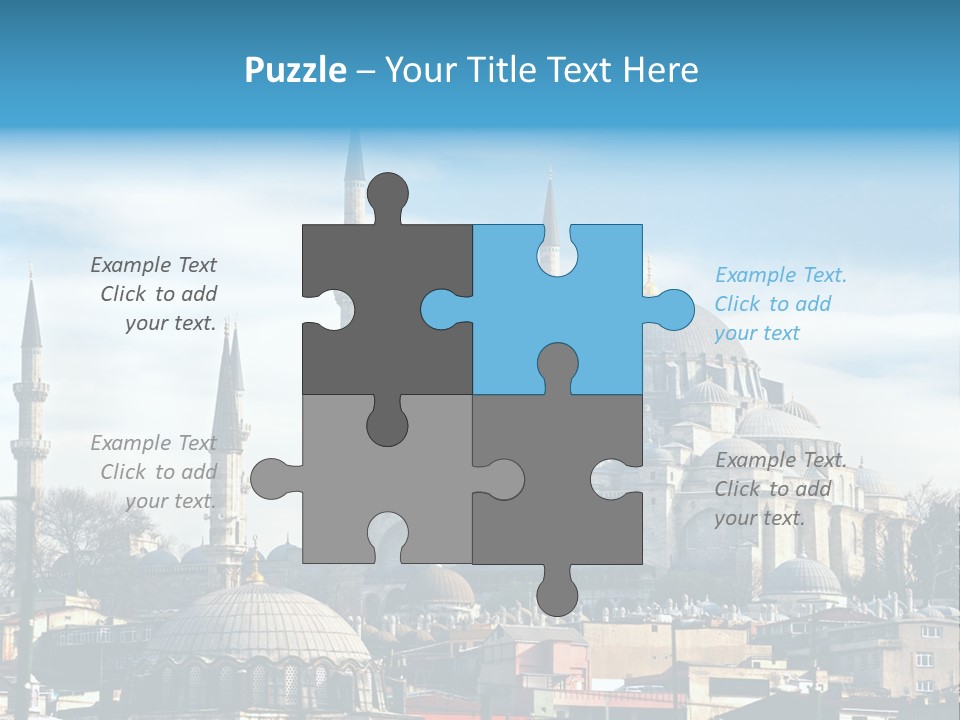 Sky Asian Mosque PowerPoint Template