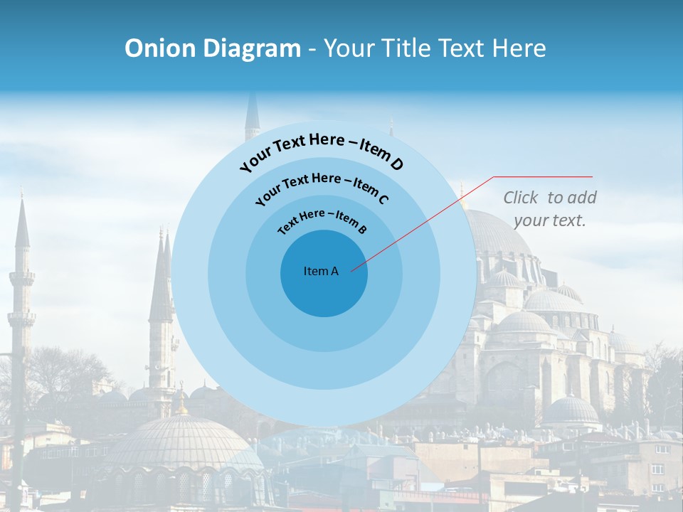 Sky Asian Mosque PowerPoint Template