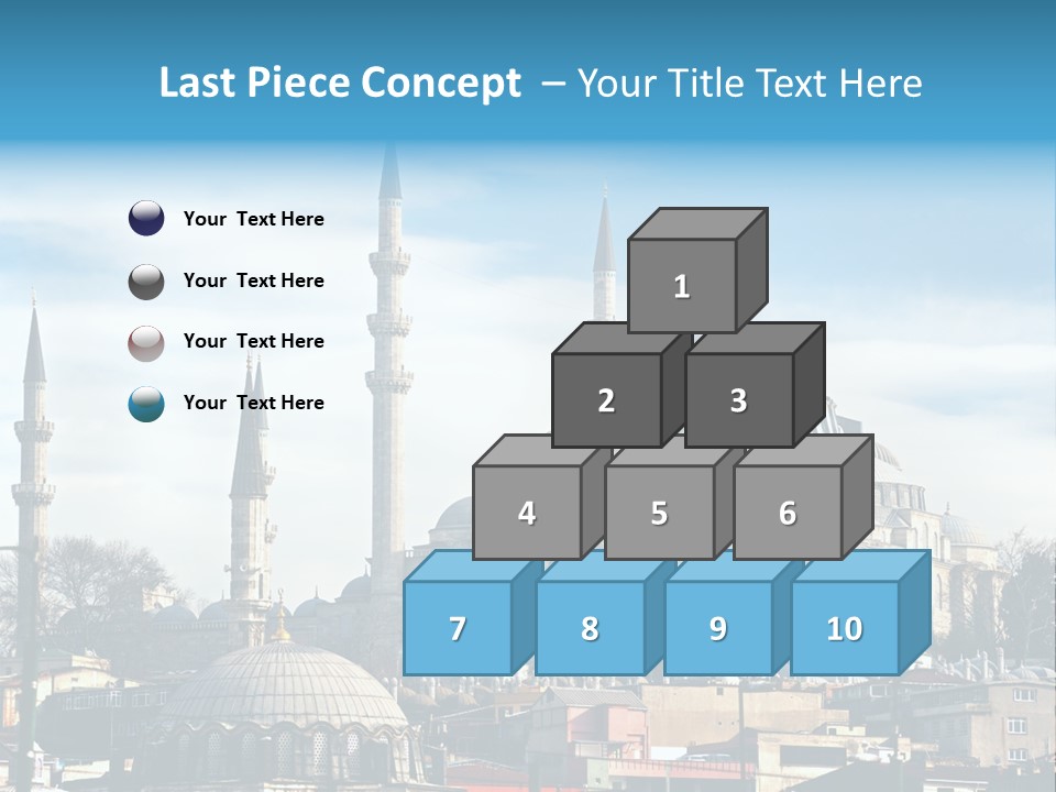 Sky Asian Mosque PowerPoint Template