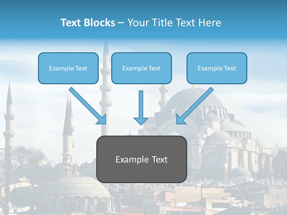 Sky Asian Mosque PowerPoint Template
