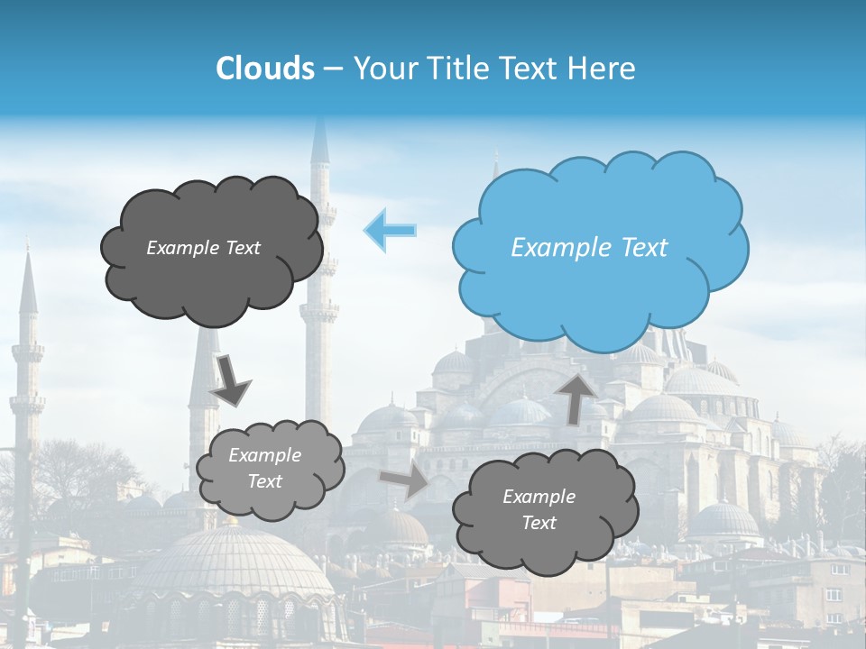 Sky Asian Mosque PowerPoint Template