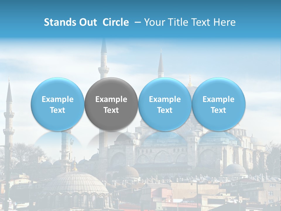 Sky Asian Mosque PowerPoint Template