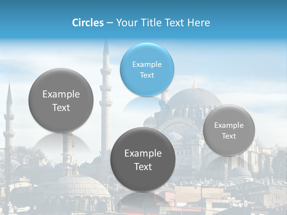 Sky Asian Mosque PowerPoint Template