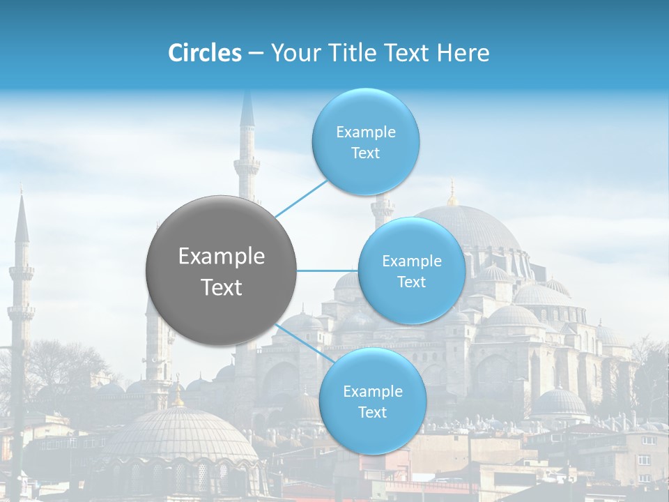Sky Asian Mosque PowerPoint Template