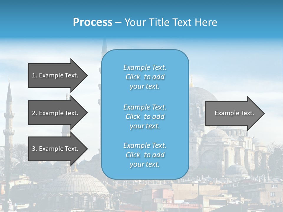 Sky Asian Mosque PowerPoint Template