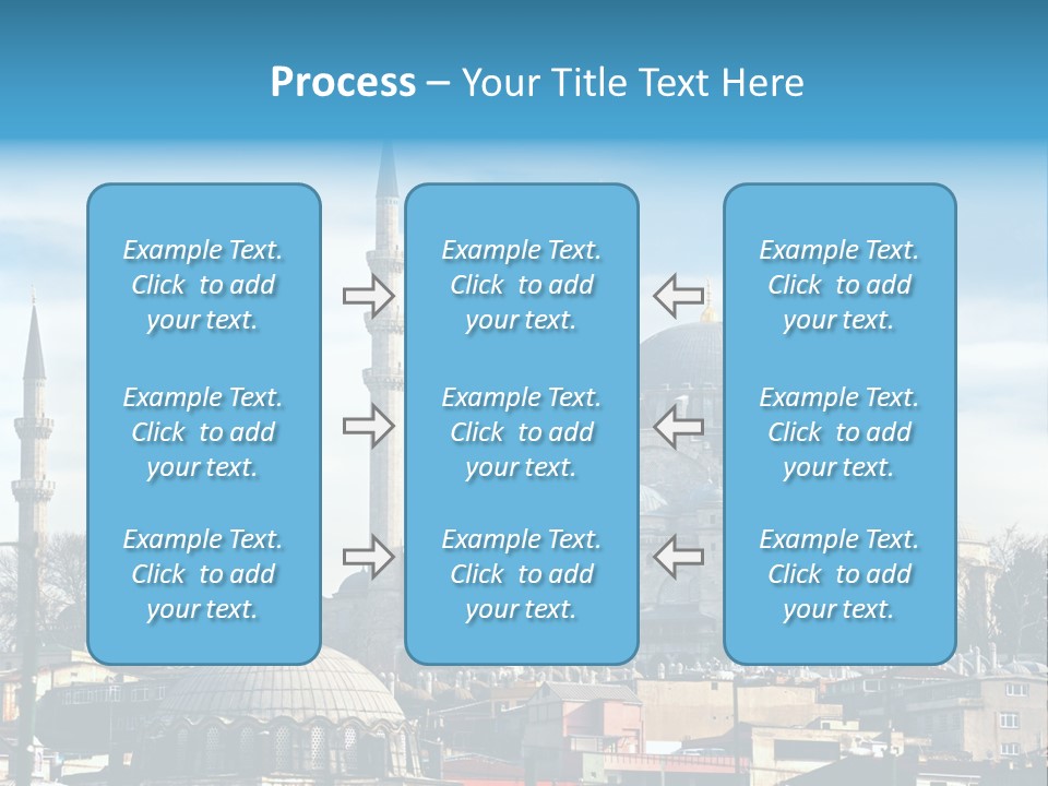 Sky Asian Mosque PowerPoint Template