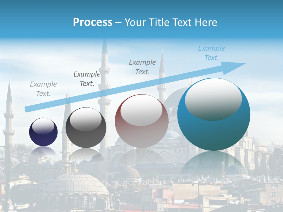 Sky Asian Mosque PowerPoint Template