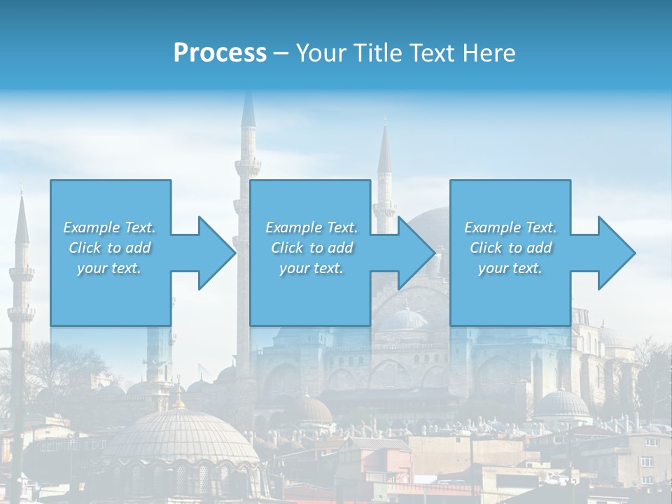 Sky Asian Mosque PowerPoint Template