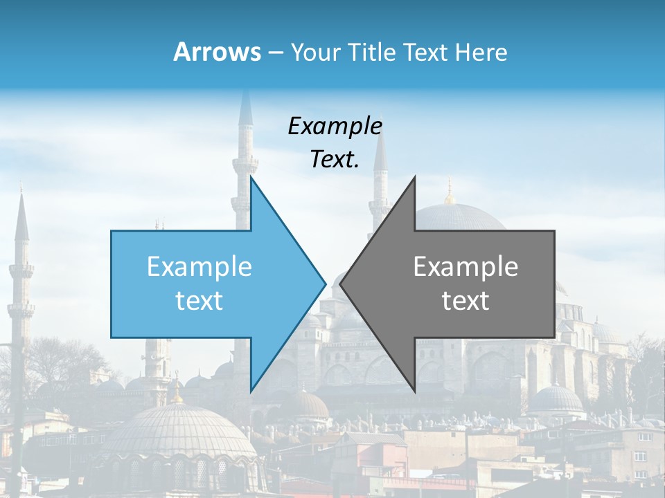 Sky Asian Mosque PowerPoint Template