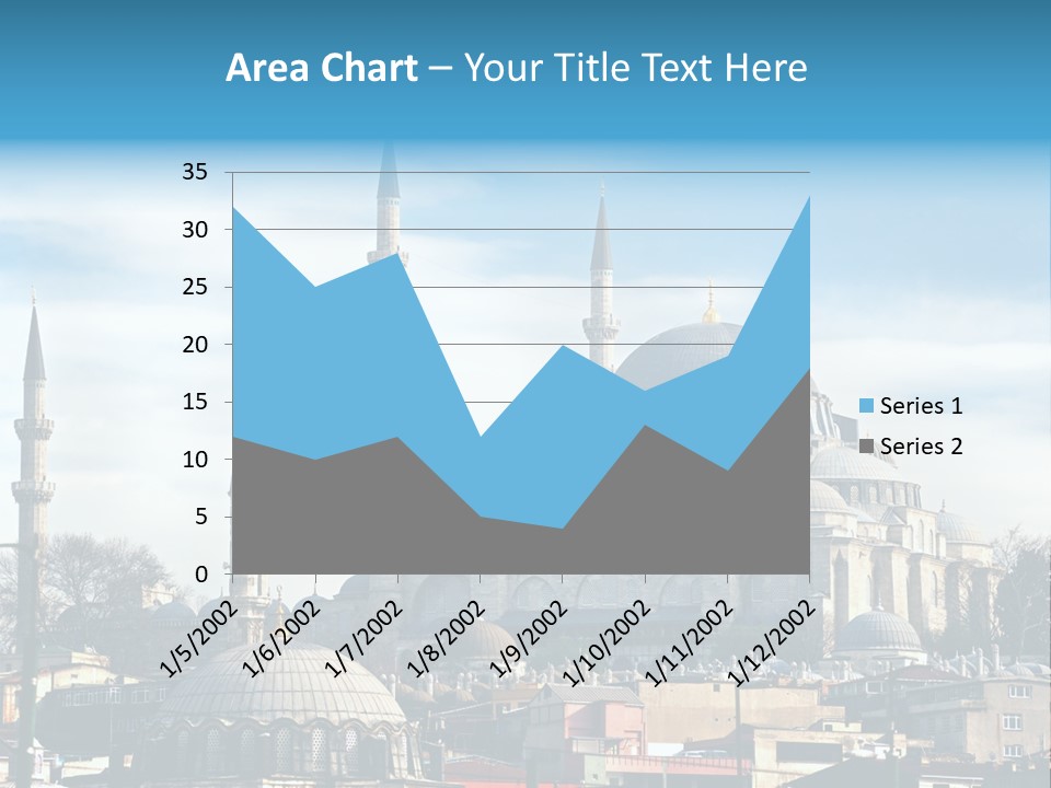 Sky Asian Mosque PowerPoint Template